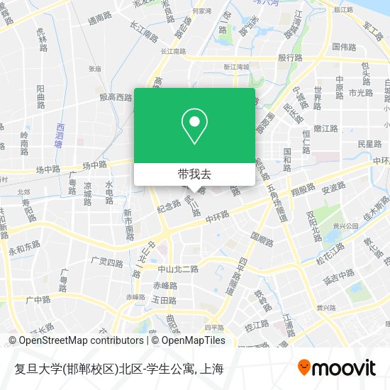 复旦大学(邯郸校区)北区-学生公寓地图