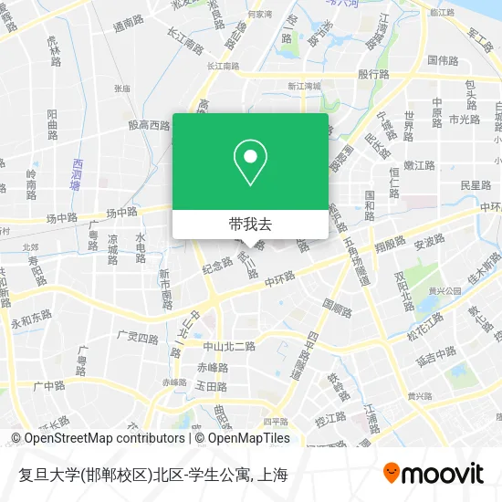 复旦大学(邯郸校区)北区-学生公寓地图