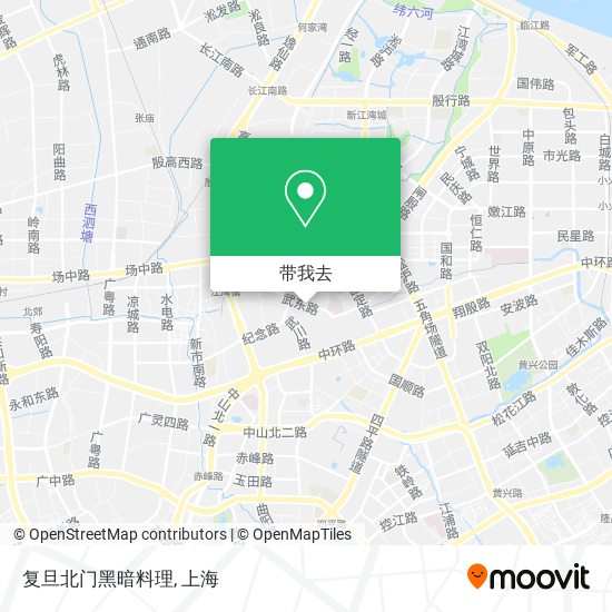 复旦北门黑暗料理地图