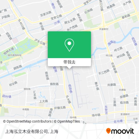 上海泓立木业有限公司地图
