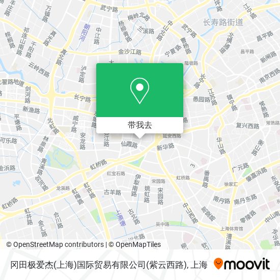 冈田极爱杰(上海)国际贸易有限公司(紫云西路)地图