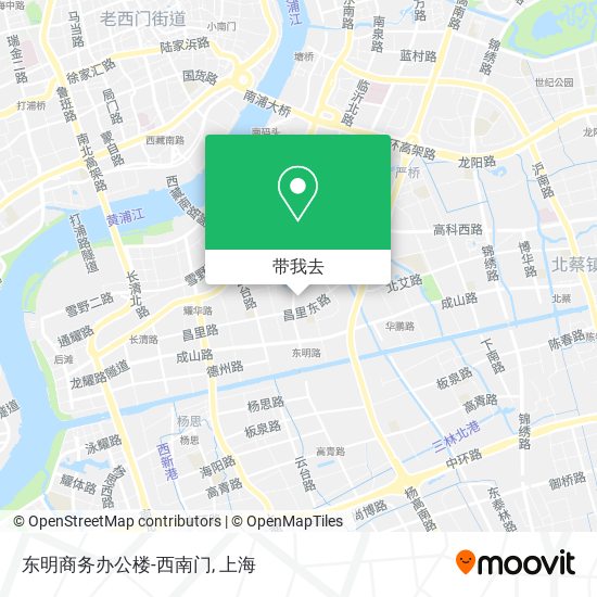 东明商务办公楼-西南门地图