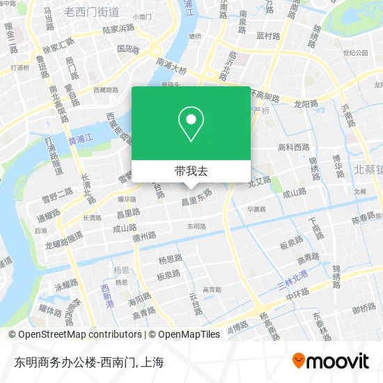 东明商务办公楼-西南门地图