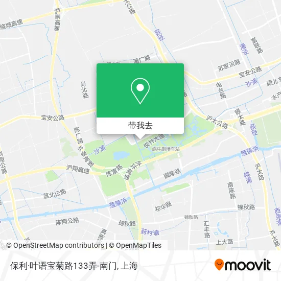 保利·叶语宝菊路133弄-南门地图