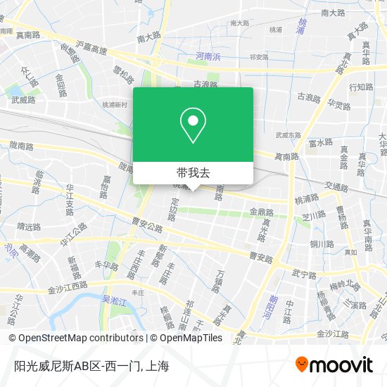 阳光威尼斯AB区-西一门地图