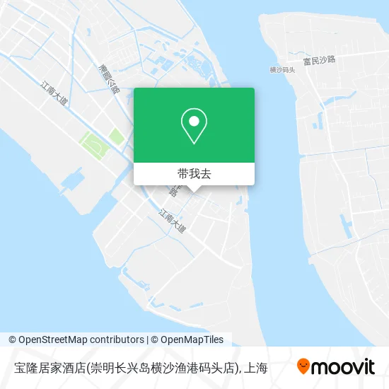 宝隆居家酒店(崇明长兴岛横沙渔港码头店)地图