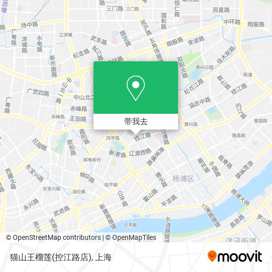 猫山王榴莲(控江路店)地图