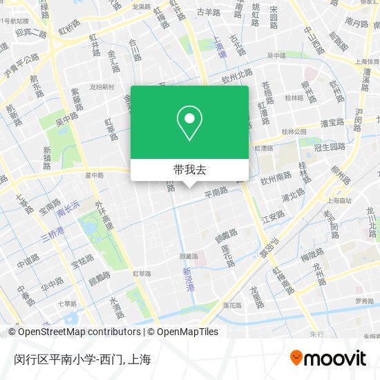 闵行区平南小学-西门地图