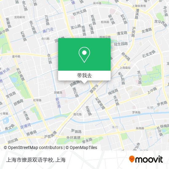 上海市燎原双语学校地图