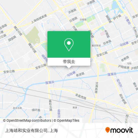 上海靖和实业有限公司地图