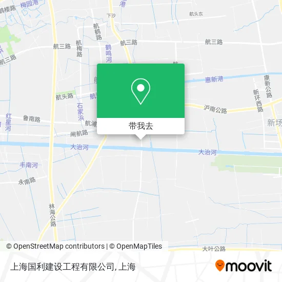 上海国利建设工程有限公司地图