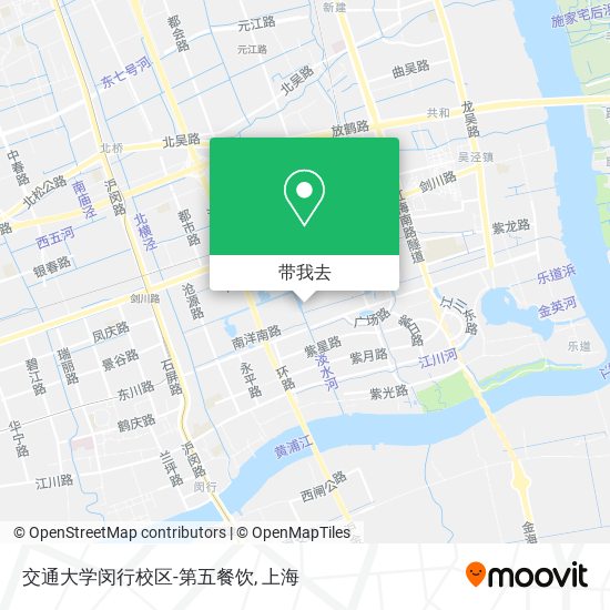 交通大学闵行校区-第五餐饮地图