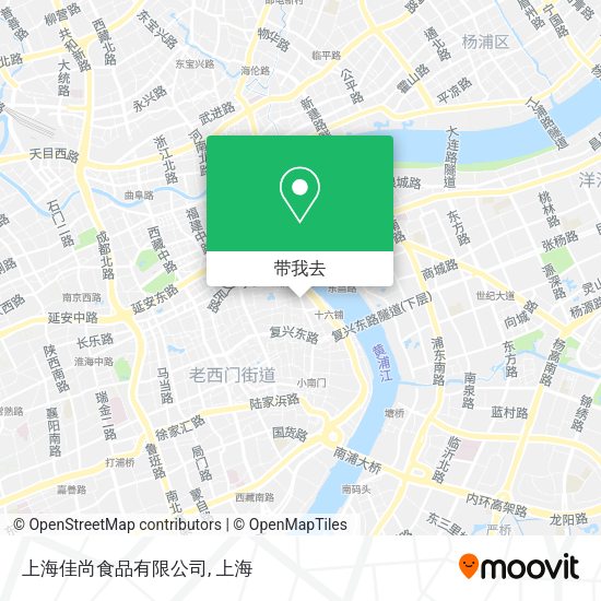 上海佳尚食品有限公司地图