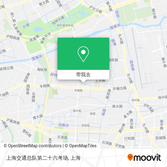 上海交通总队第二十六考场地图