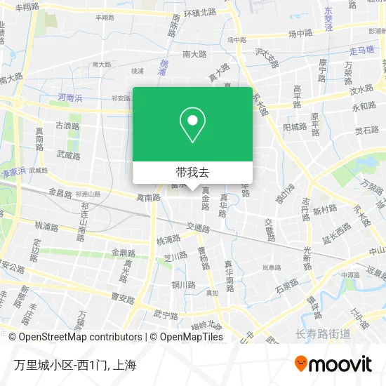 万里城小区-西1门地图