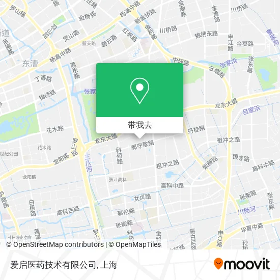 爱启医药技术有限公司地图