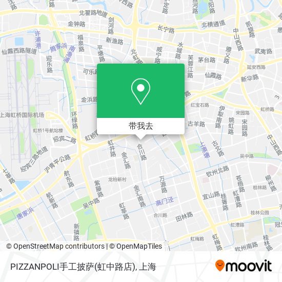 PIZZANPOLI手工披萨(虹中路店)地图