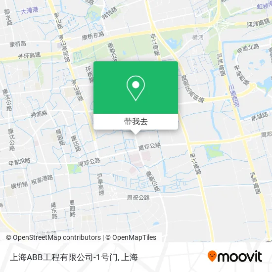 上海ABB工程有限公司-1号门地图