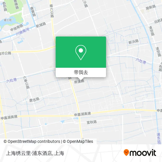 上海绣云里·浦东酒店地图