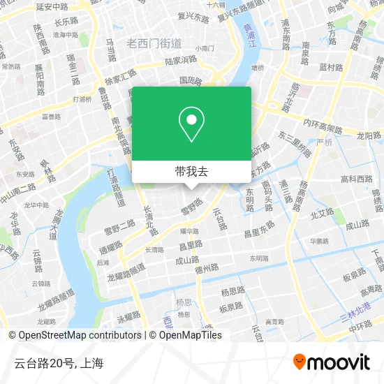 云台路20号地图