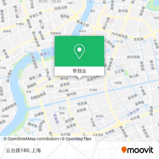 云台路180地图