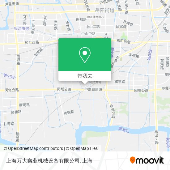 上海万大鑫业机械设备有限公司地图