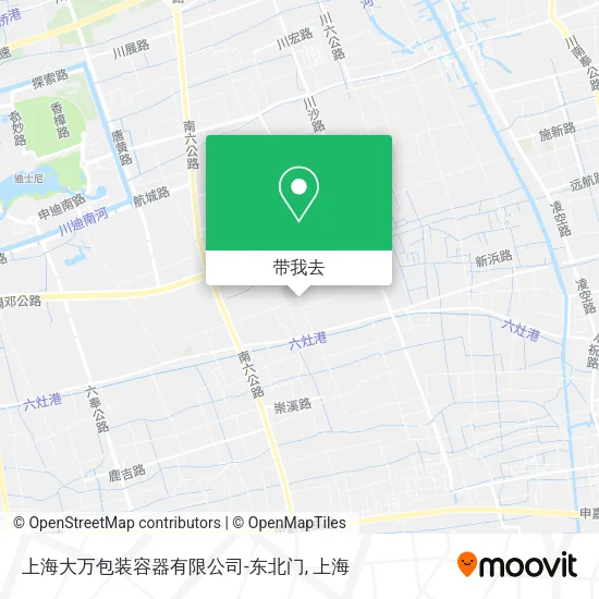 上海大万包装容器有限公司-东北门地图