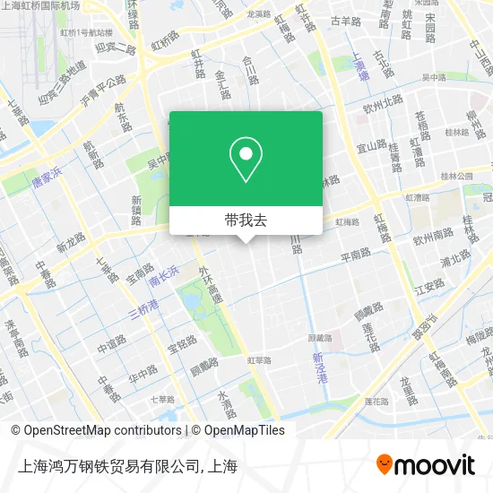 上海鸿万钢铁贸易有限公司地图