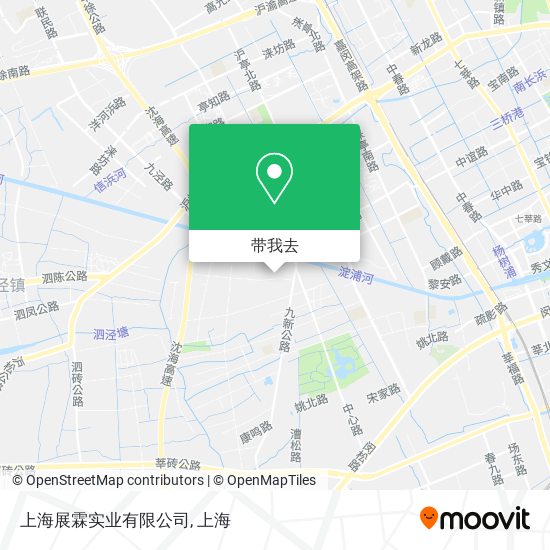 上海展霖实业有限公司地图