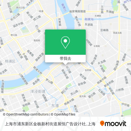 上海市浦东新区金杨新村街道展恒广告设计社地图
