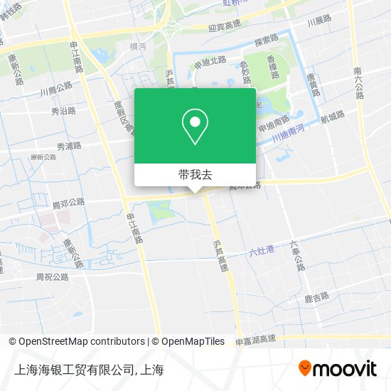 上海海银工贸有限公司地图