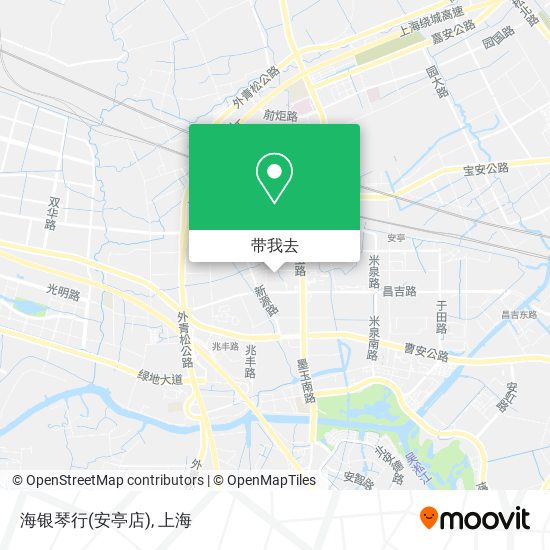 海银琴行(安亭店)地图