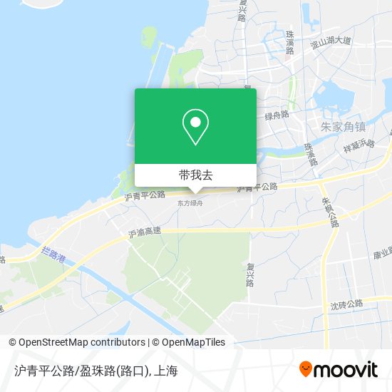 沪青平公路/盈珠路(路口)地图