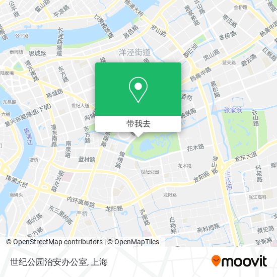 世纪公园治安办公室地图