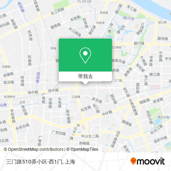 三门路510弄小区-西1门地图