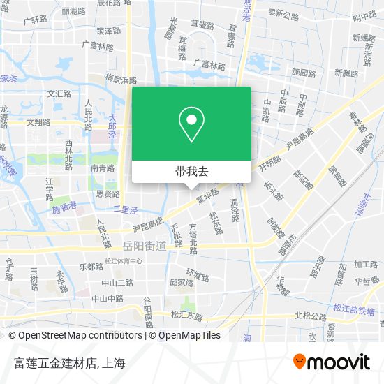 富莲五金建材店地图