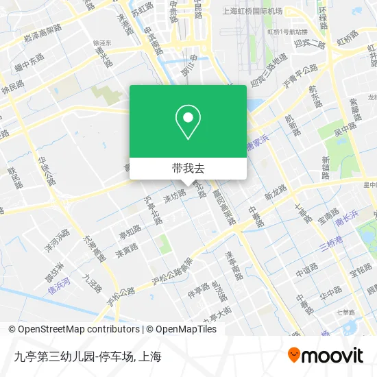 九亭第三幼儿园-停车场地图