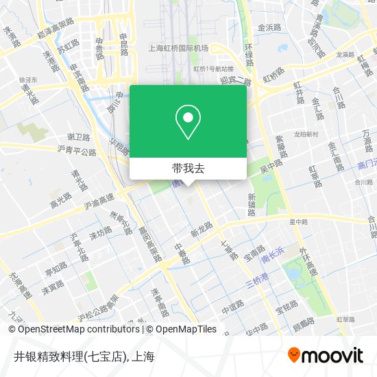 井银精致料理(七宝店)地图