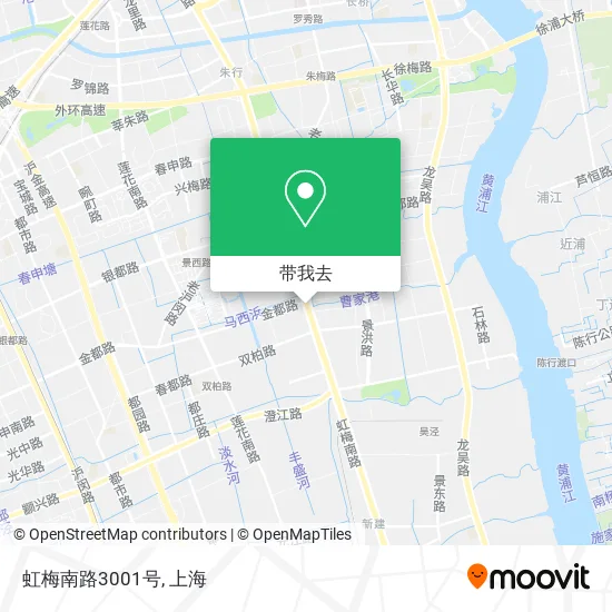 虹梅南路3001号地图