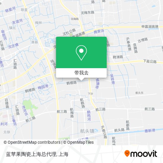 蓝苹果陶瓷上海总代理地图