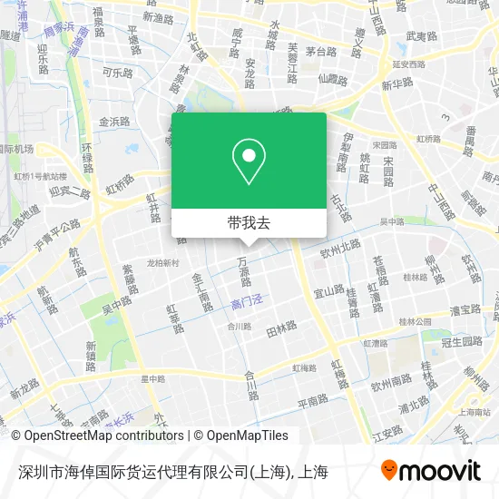 深圳市海倬国际货运代理有限公司(上海)地图