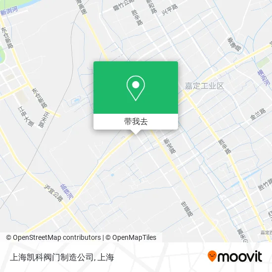 上海凯科阀门制造公司地图