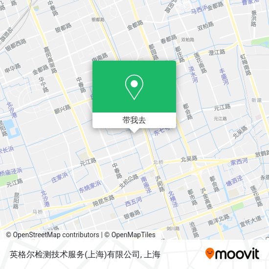 英格尔检测技术服务(上海)有限公司地图