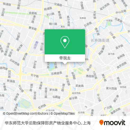 华东师范大学后勤保障部房产物业服务中心地图