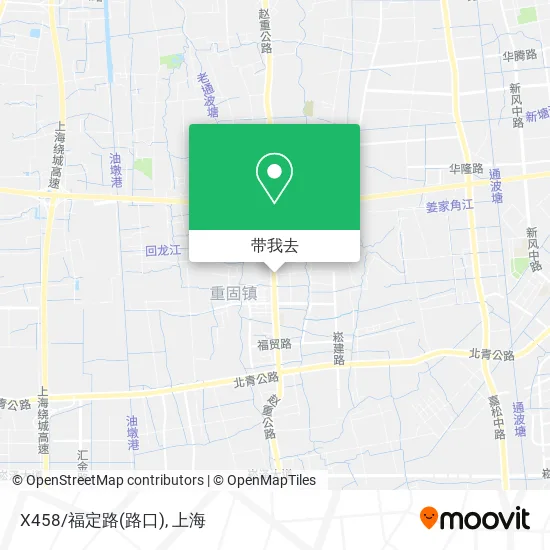 X458/福定路(路口)地图