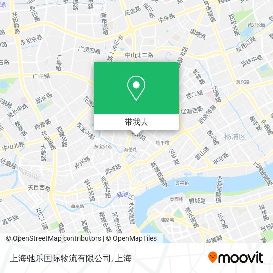 上海驰乐国际物流有限公司地图