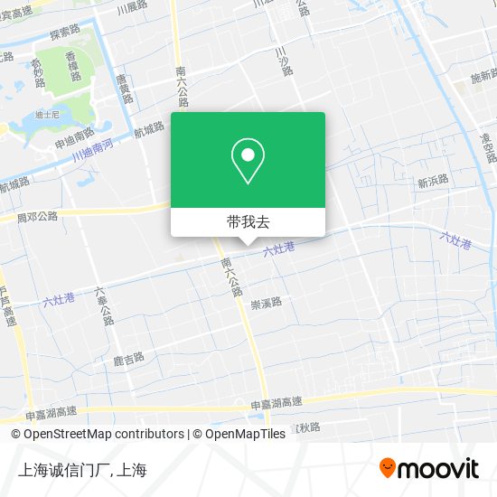 上海诚信门厂地图