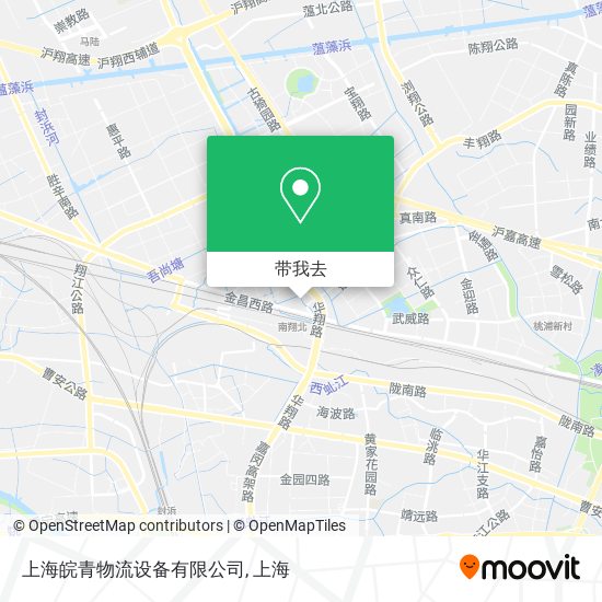 上海皖青物流设备有限公司地图