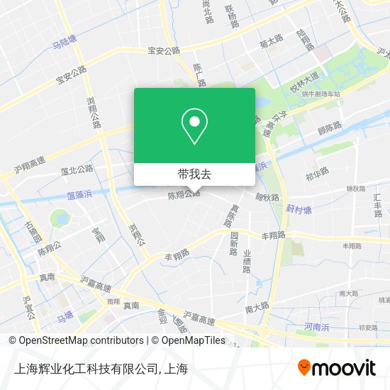上海辉业化工科技有限公司地图