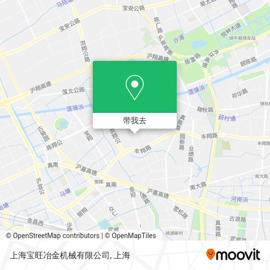 上海宝旺冶金机械有限公司地图
